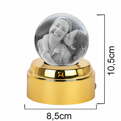 kristalixs® Kişiye özel kristal küre